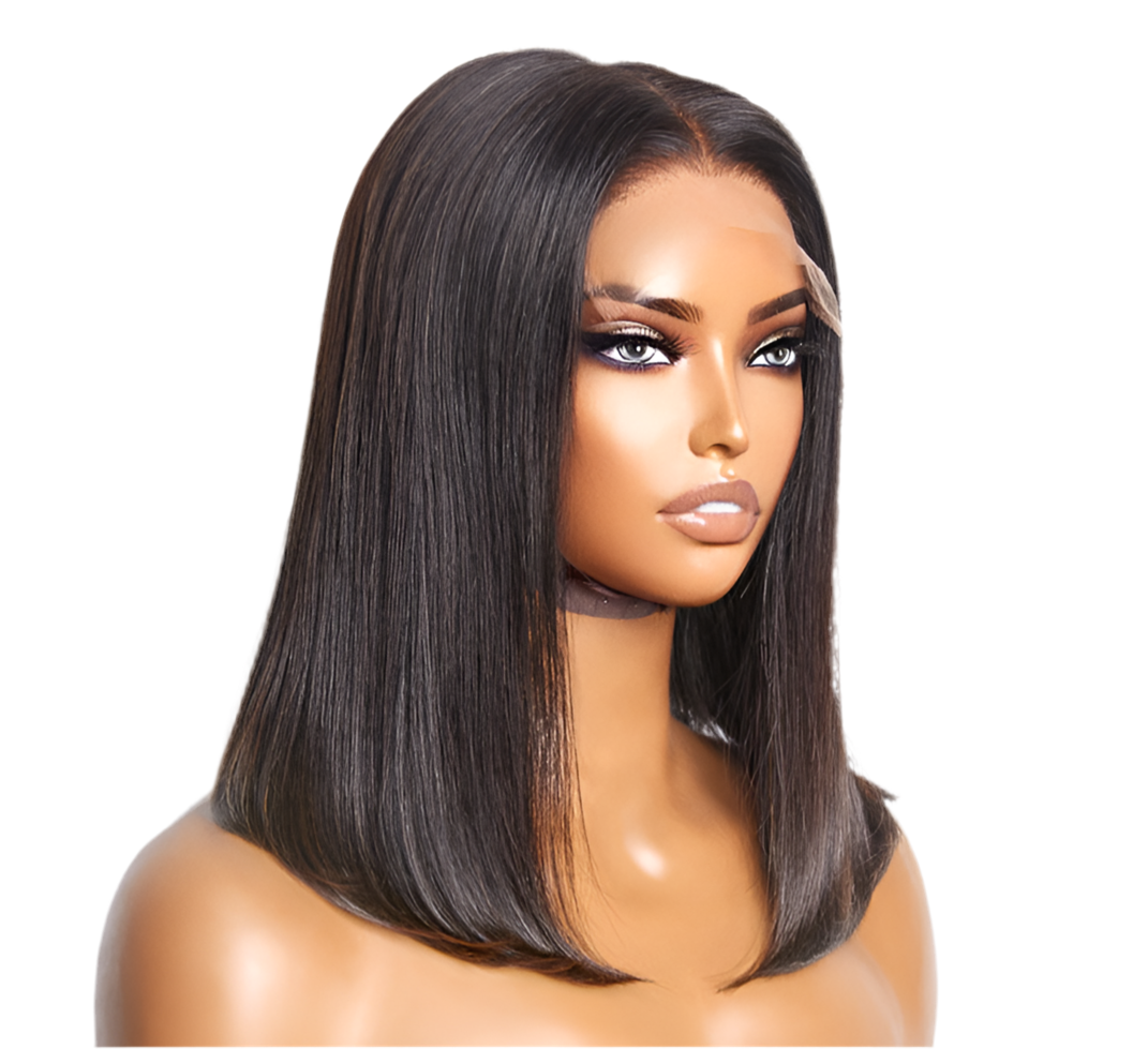 Wig- Pre-Plucked 13x4 Lace Front Straight Bob Wig 150% Density