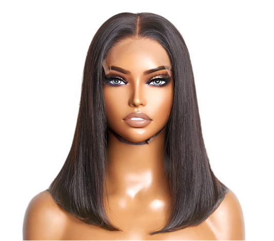 Wig- Pre-Plucked 13x4 Lace Front Straight Bob Wig 150% Density