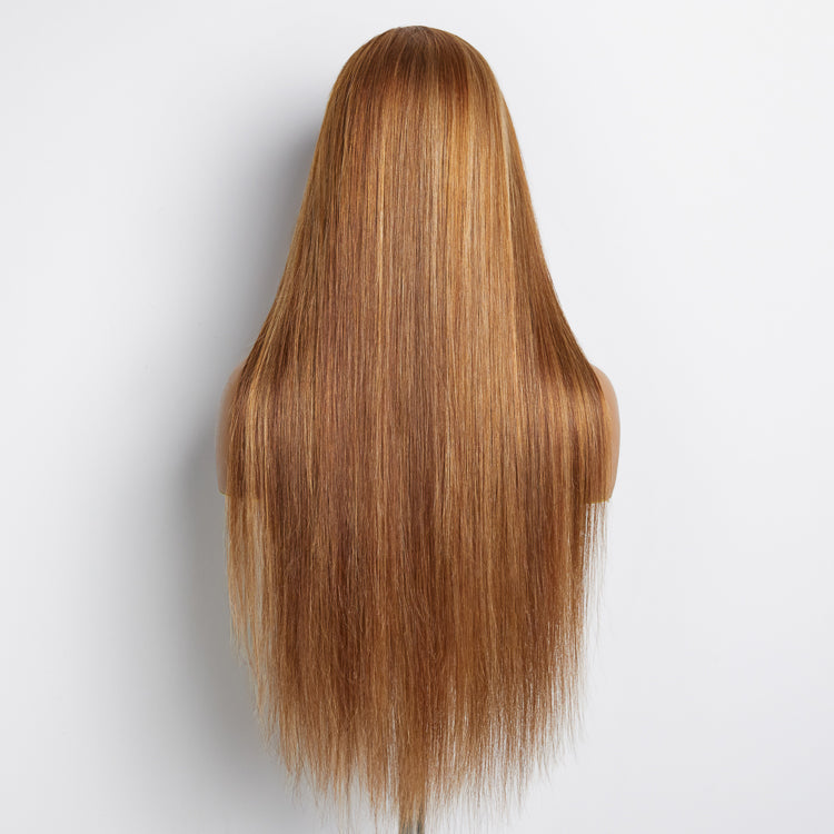 Wigs- 18-24 Inch Pre-Plucked 13"x4" Lace Front Straight Wig Free Part 150% Density-100% Human Hair